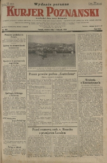 Kurier Poznański 1931.11.01 R.26 nr 503