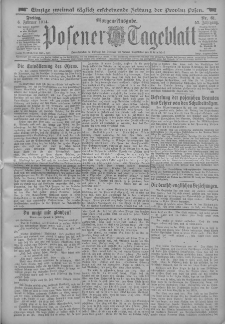 Posener Tageblatt 1914.02.06 Jg.53 Nr61