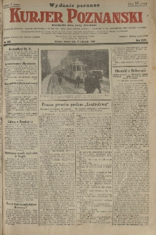 Kurier Poznański 1931.11.03 R.26 nr 505