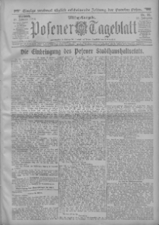 Posener Tageblatt 1914.02.18 Jg.53 Nr82