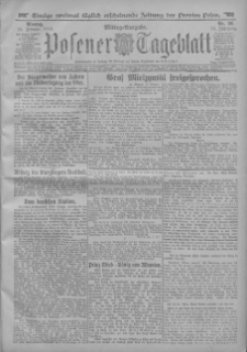Posener Tageblatt 1914.02.02.23 Jg.53 Nr90