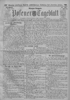 Posener Tageblatt 1912.08.31 Jg.51 Nr408