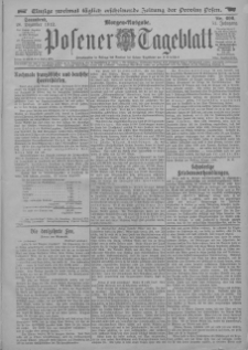 Posener Tageblatt 1912.12.28 Jg.51 Nr606