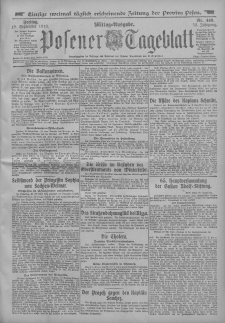 Posener Tageblatt 1913.09.19 Jg.52 Nr440