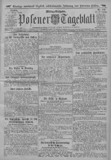 Posener Tageblatt 1914.03.27 Jg.53 Nr146
