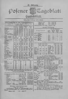 Posener Tageblatt. Handelsblatt 1902.02.05 Jg.41