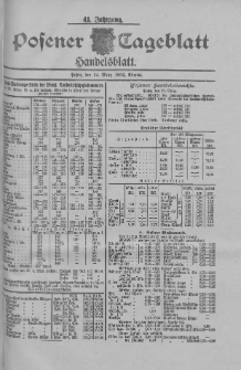 Posener Tageblatt. Handelsblatt 1902.03.24 Jg.41