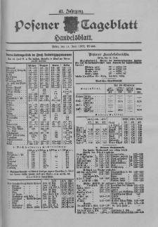 Posener Tageblatt. Handelsblatt 1902.06.16 Jg.41