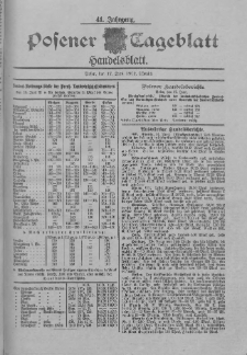 Posener Tageblatt. Handelsblatt 1902.06.17 Jg.41