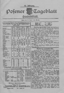 Posener Tageblatt. Handelsblatt 1902.06.28 Jg.41