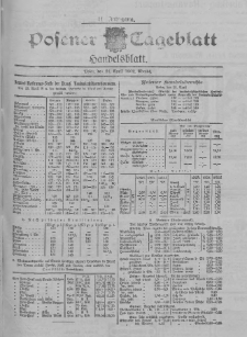 Posener Tageblatt. Handelsblatt 1902.04.21 Jg.41