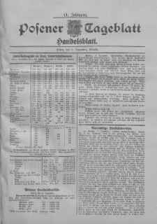 Posener Tageblatt. Handelsblatt 1902.12.06 Jg.41