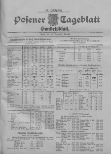 Posener Tageblatt. Handelsblatt 1902.12.15 Jg.41