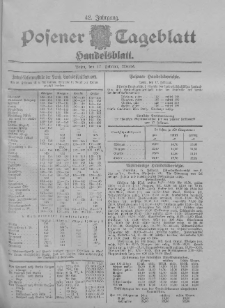 Posener Tageblatt. Handelsblatt 1903.02.16 Jg.42