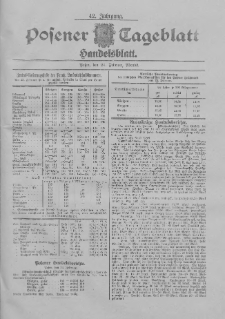 Posener Tageblatt. Handelsblatt 1903.02.24 Jg.42