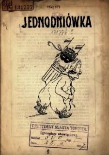 Jednodniówka: Prezydent Miasta Torunia