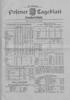 Posener Tageblatt. Handelsblatt 1903.03.16 Jg.42