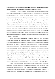 „Ojczyzna” 1939-1945 Dokumenty Wspomnienia Publicystyka. Pod redakcją Zbigniewa Mazura, Aleksandry Pietrowicz. Instytut Zachodni Poznań 2004, 691 ss.