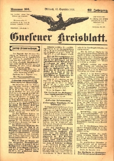 Gnesener Kreisblatt 1913.12.17 Jg.62 Nr101