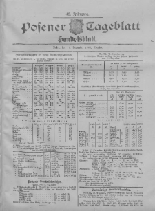 Posener Tageblatt. Handelsblatt 1903.12.11 Jg.42