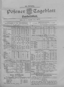 Posener Tageblatt. Handelsblatt 1903.12.14 Jg.42