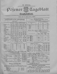 Posener Tageblatt. Handelsblatt 1904.01.11 Jg.42