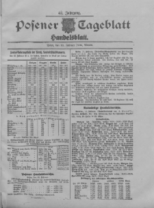 Posener Tageblatt. Handelsblatt 1904.02.13 Jg.42