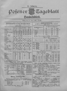 Posener Tageblatt. Handelsblatt 1904.04.15 Jg.42