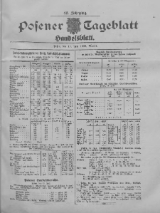 Posener Tageblatt. Handelsblatt 1904.07.13 Jg.42