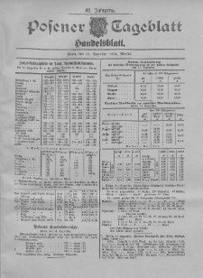 Posener Tageblatt. Handelsblatt 1904.12.14 Jg.42