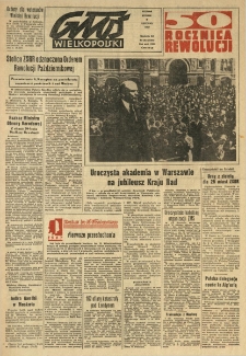 Głos Wielkopolski. 1967.11.07 R.23 nr263 Wyd.AB