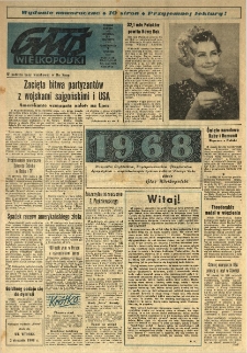 Głos Wielkopolski. 1967.12.30-1968.01.01 R.23 nr308-309 Wyd.AB