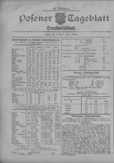 Posener Tageblatt. Handelsblatt 1905.04.06 Jg.44