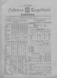 Posener Tageblatt. Handelsblatt 1905.07.12 Jg.44