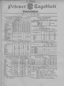 Posener Tageblatt. Handelsblatt 1905.07.26 Jg.44
