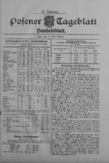 Posener Tageblatt. Handelsblatt 1903.05.12 Jg.42