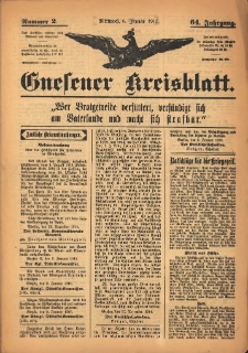 Gnesener Kreisblatt 1915.01.06 Jg.64 Nr2