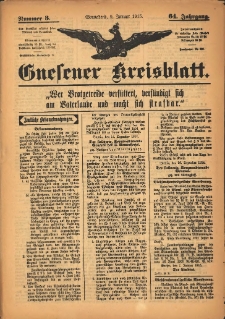 Gnesener Kreisblatt 1915.01.09 Jg.64 Nr3