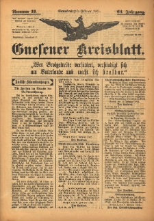 Gnesener Kreisblatt 1915.02.13 Jg.64 Nr13