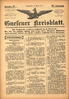 Gnesener Kreisblatt 1916.03.11 Jg.65 Nr21