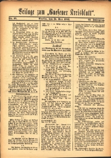 Beilage zum „Gnesener Kreisblatt” 1916.05.31 Nr44