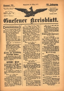 Gnesener Kreisblatt 1917.03.24 Jg.66 Nr24