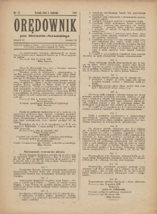 Orędownik Powiatu Wschodnio-Poznańskiego 1921.04.09 R.33 Nr12