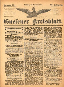 Gnesener Kreisblatt 1917.11.28 Jg.66 Nr95