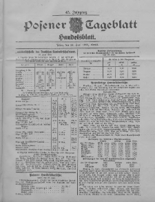 Posener Tageblatt. Handelsblatt 1906.06.28 Jg.45