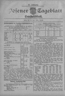 Posener Tageblatt. Handelsblatt 1906.07.10 Jg.45
