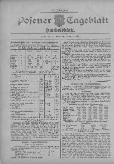 Posener Tageblatt. Handelsblatt 1906.09.29 Jg.45