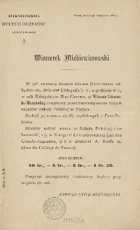 Wieczorek Mickiewiczowski