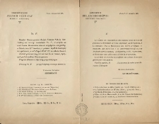 [Zawiadomienie Inc.:] " Sz. P. Komitet Stowarzyszenia Byłych Uczniów Szkoły Nar. polskiej ma zaszczyt zawiadomić Sz. P. , że urządza na cześć Adama Mickiewicza wieczór artystyczno-muzykalny..."