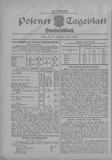 Posener Tageblatt. Handelsblatt 1907.12.31 Jg.46